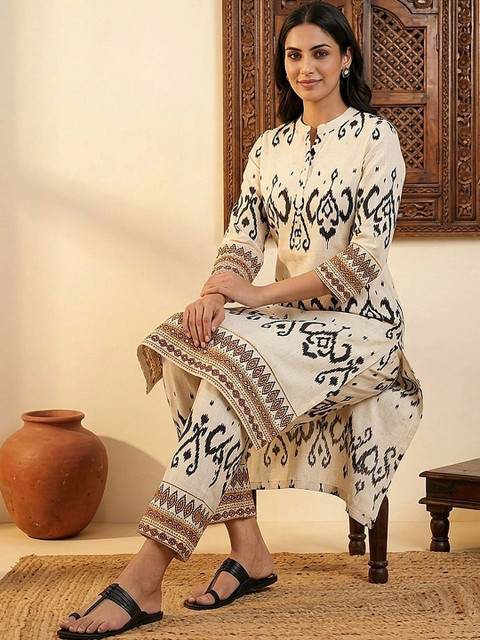 Banwaree Printed Tunic with Trousers - Image 2