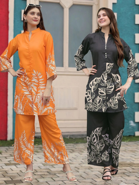 Laasika Floral Printed Tunic with Palazzos