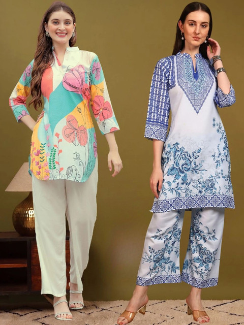 Laasika Floral Printed Tunic with Trousers