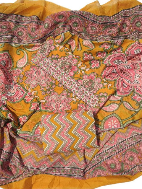 FAB JUNCTION Printed Unstitched Dress Material