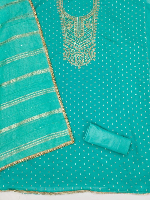 WaCraz Embroidered Semi-Stitched Dress Material - Image 3