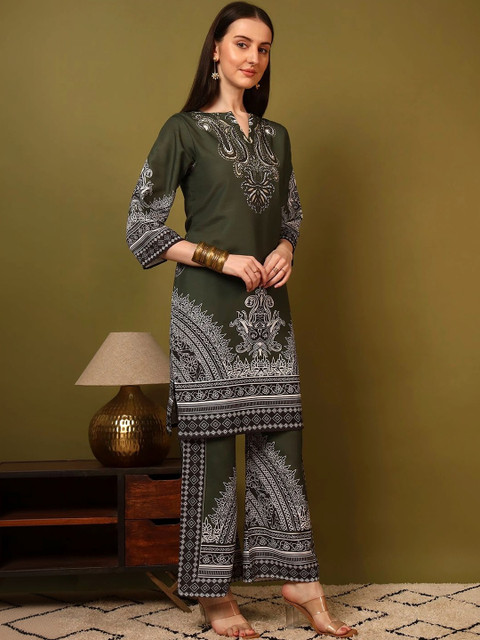 Laasika Floral Printed Tunic with Palazzos