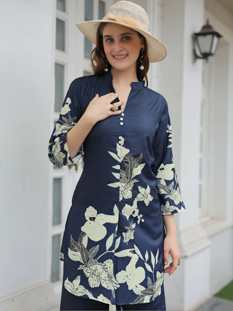 Laasika Floral Printed Tunic with Palazzos