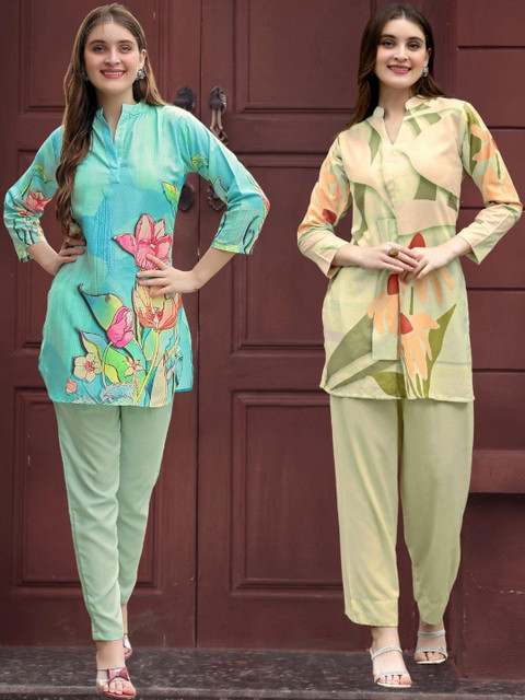 Laasika Floral Printed Tunic with Palazzos