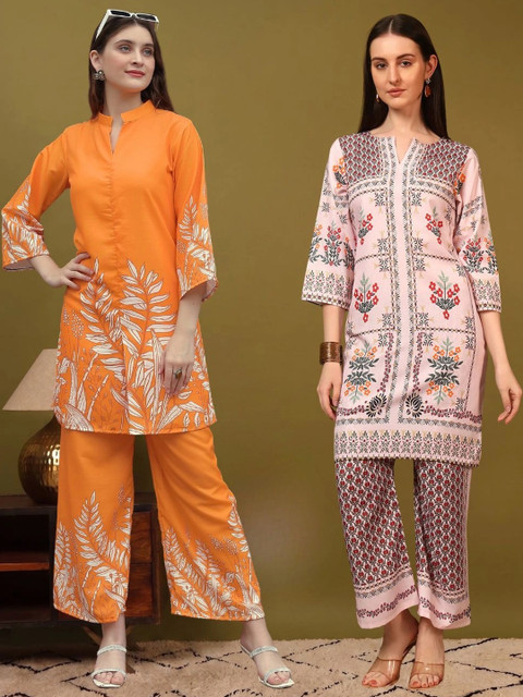 Laasika Floral Printed Tunic with Palazzos