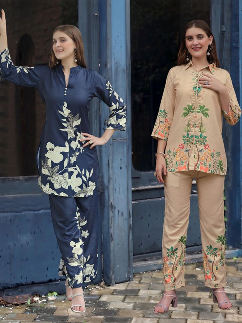 Laasika Floral Printed Tunic with Trousers - Image 5
