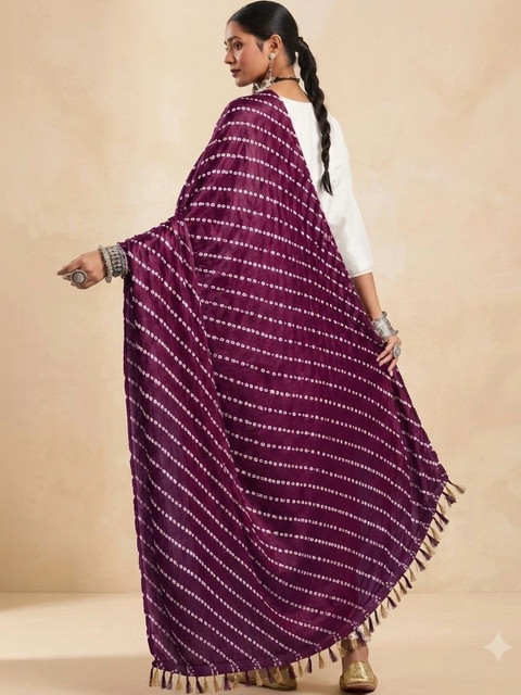 Azira Printed Bandhani Dupatta - Image 3