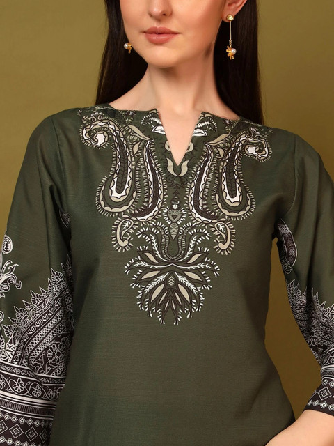 Laasika Floral Printed Tunic with Palazzos - Image 4