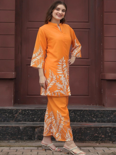 Laasika Floral Printed Tunic with Palazzos - Image 7