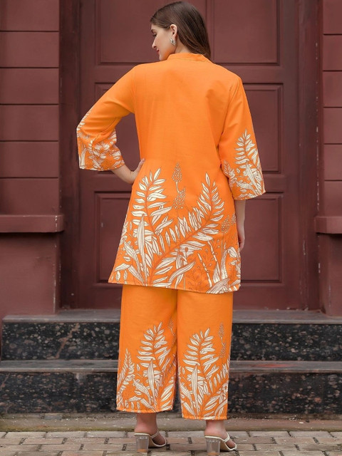 Laasika Floral Printed Tunic with Palazzos - Image 2