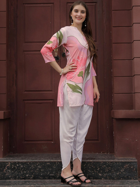 Laasika Floral Printed Tunic with Palazzos - Image 6