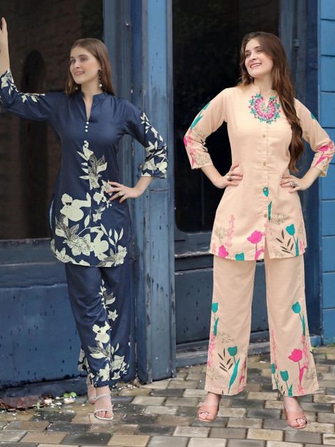 Laasika Floral Printed Tunic with Trousers - Image 5