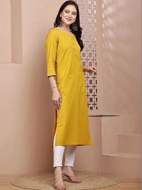 mannatt Women Khadi Kurta - Image 6
