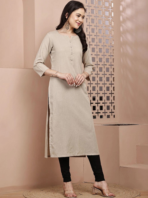 mannatt Women Khadi Kurta - Image 7