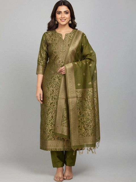 Krishna Tanna Woven Design Unstitched Dress Material