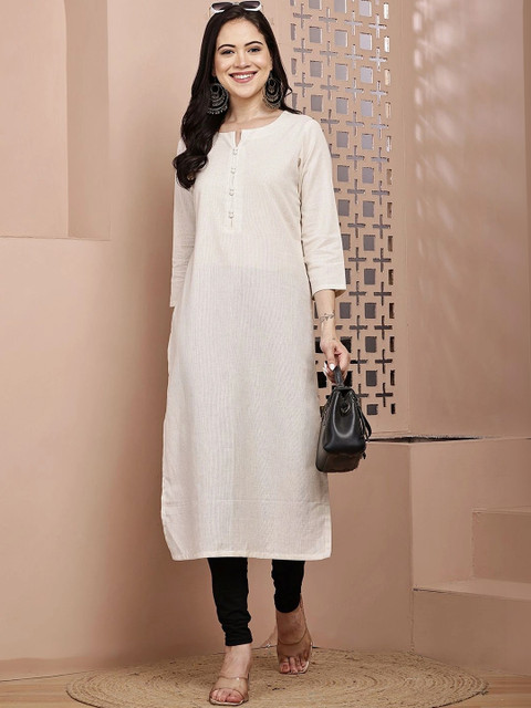 mannatt Women Khadi Kurta - Image 7