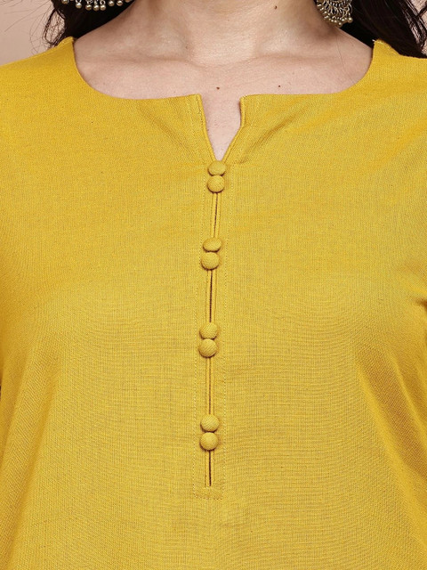 mannatt Women Khadi Kurta - Image 4