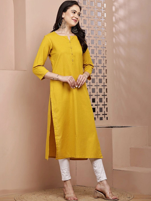 mannatt Women Khadi Kurta - Image 5