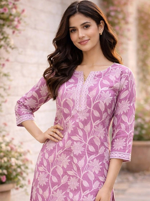 Moda Rapido Women Floral Printed Floral Kurta - Image 5