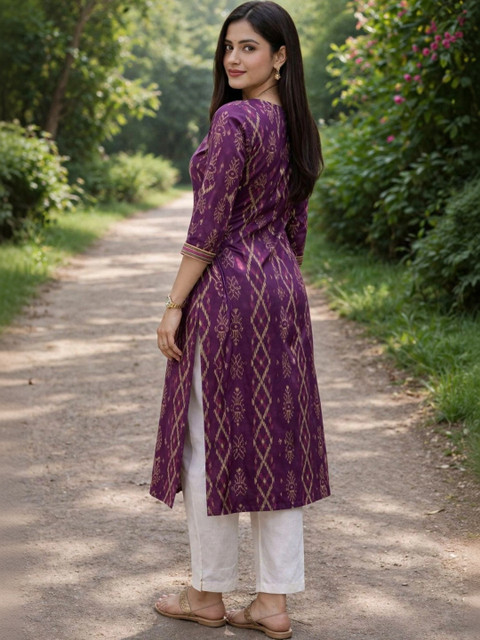 Moda Rapido Women Ethnic Motifs Printed Kurta - Image 3
