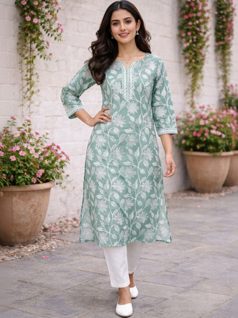 Moda Rapido Women Floral Printed Kurta