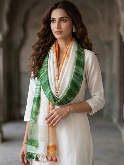 Dupatta Bazaar Ombre Dyed Tie and Dye Dupatta