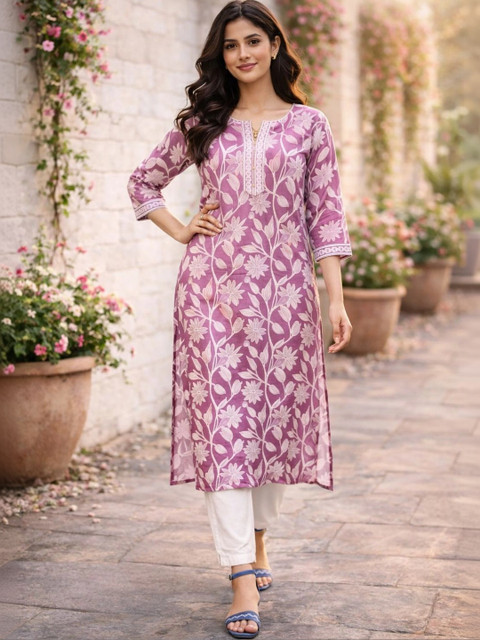 Moda Rapido Women Floral Printed Floral Kurta