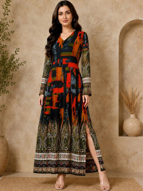 KALINI Print Maxi Dress