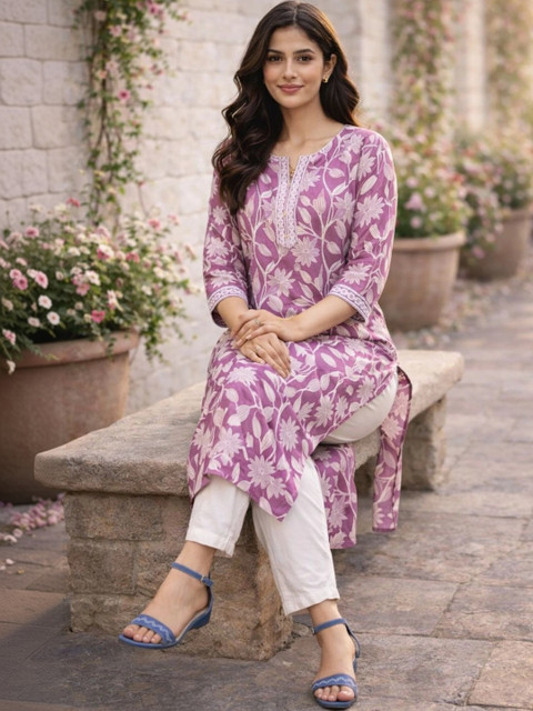Moda Rapido Women Floral Printed Floral Kurta - Image 3