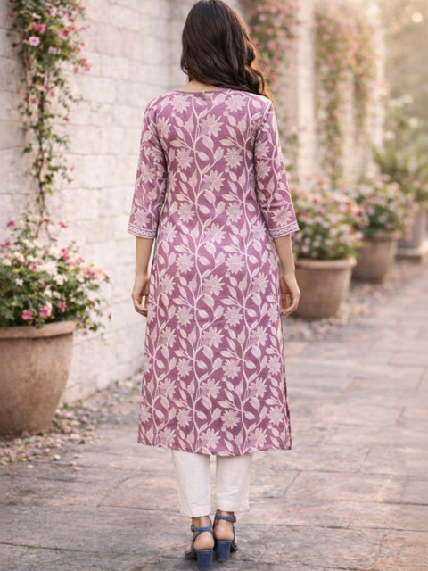 Moda Rapido Women Floral Printed Floral Kurta - Image 4