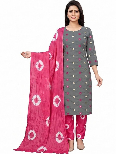 TANNU SAREE MODELING Printed Viscose Rayon Unstitched Dress Material