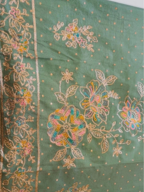 Haranozy Embroidered Semi-Stitched Dress Material - Image 7