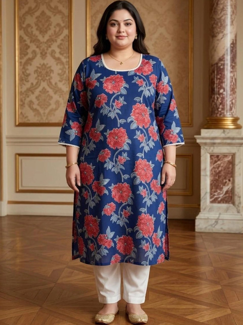 KALINI Women Floral Printed Floral Kurta