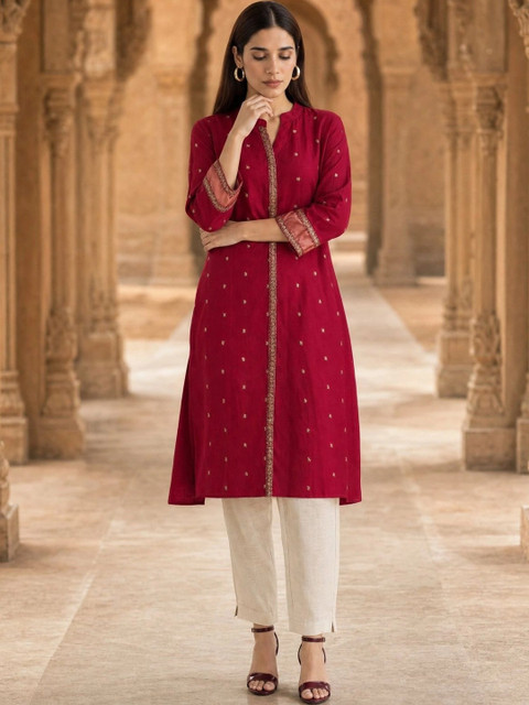 Rangita Women Embellished Thread Work Kurta - Image 5