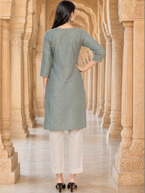 Rangita Women Embroidered Thread Work Kurta - Image 3