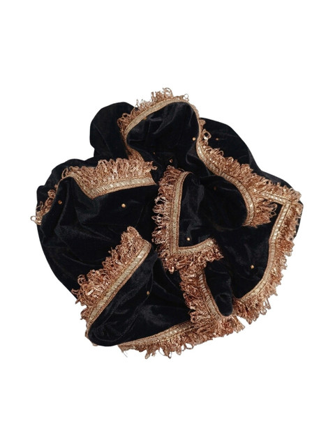 GLOBAL DRESS Velvet Blend Dupatta with Sequinned - Image 3