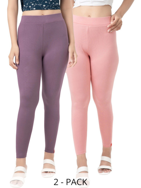 Selsia Women Pack Of 2 Cotton Leggings
