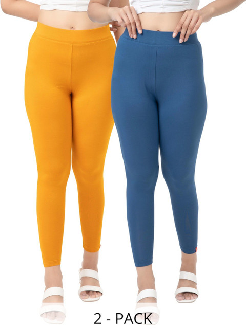 Selsia Women Pack Of 2 Cotton Leggings