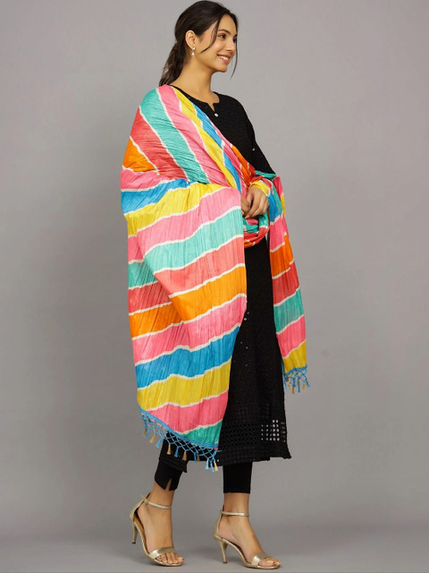 Ravaiyaa Printed Leheriya Dupatta - Image 2
