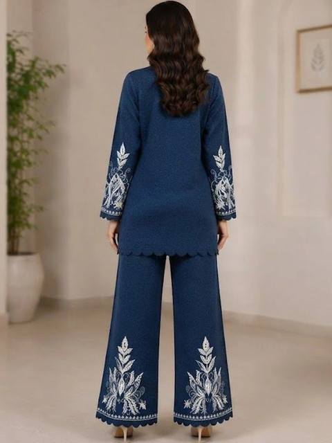 MAGKNIT Embroidered Tunic with Trousers - Image 4