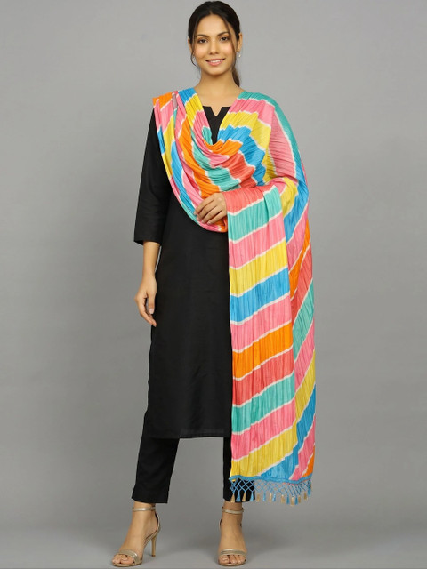Ravaiyaa Printed Leheriya Dupatta