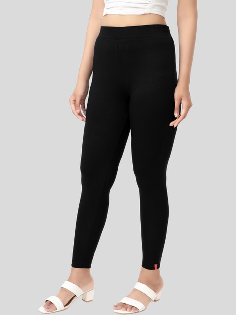 Selsia Women Pack Of 2 Cotton Leggings - Image 3
