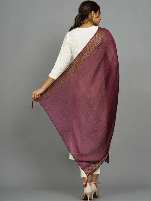 Ravaiyaa Dupatta with Zari - Image 3
