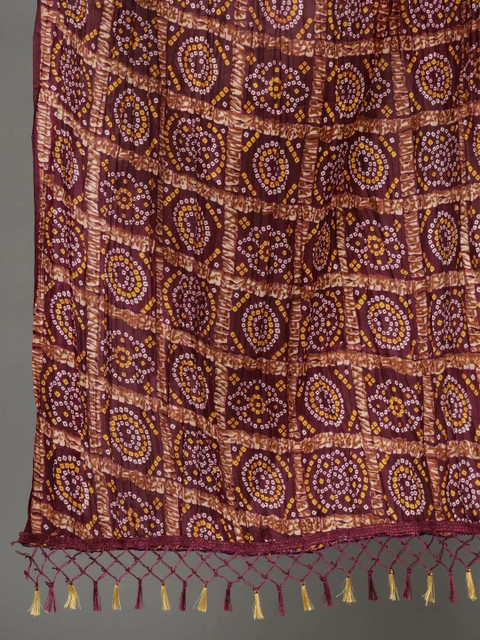 Ravaiyaa Printed Bandhani Dupatta - Image 5