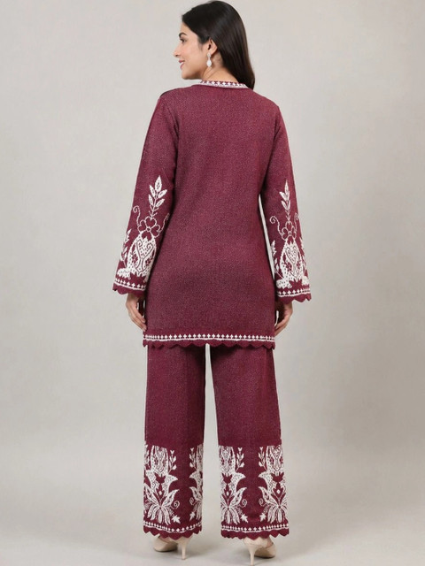 MAGKNIT Embroidered Tunic with Trousers - Image 3