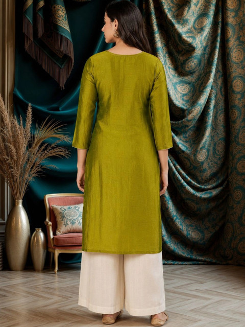rarethread Women Embellished Sequinned Kurta - Image 3
