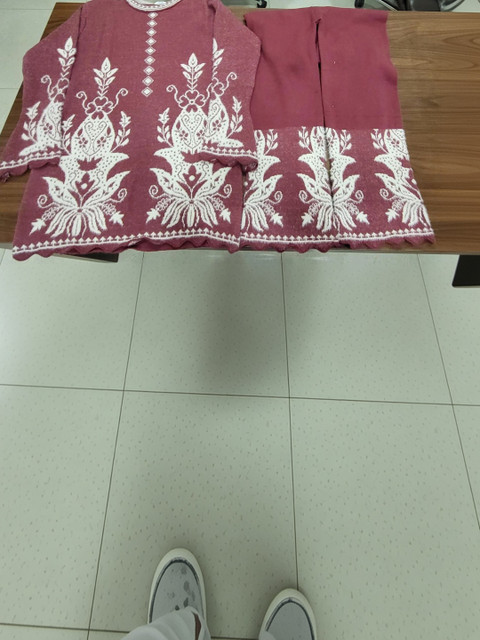 MAGKNIT Embroidered Tunic with Trousers - Image 6