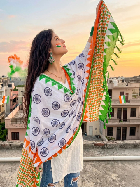 Varanga Ethnic Motifs Printed Dupatta - Image 4