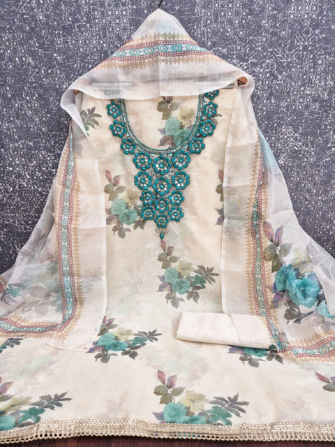 Dhaaga Ghar Embroidered Unstitched Dress Material - Image 3
