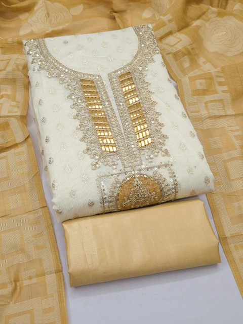 Dhaaga Ghar Embroidered Unstitched Dress Material